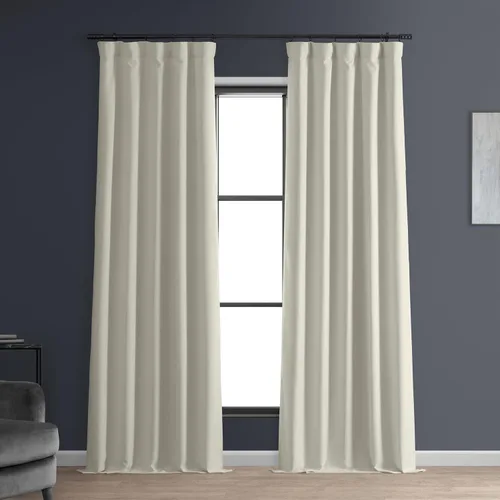 Miniatura 19 de HPD HALF PRICE DRAPES Cortinas opacas sólidas con aislamiento térmico para dormitorio, cortina de 84 pulgadas de largo (1 panel), cortinas opacas