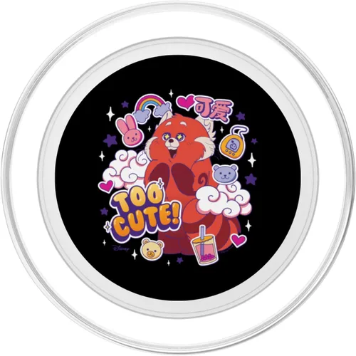 Miniatura 2 de Turning Red - Demasiado lindo panda rojo PopSockets MagSafe PopGrip para iPhone