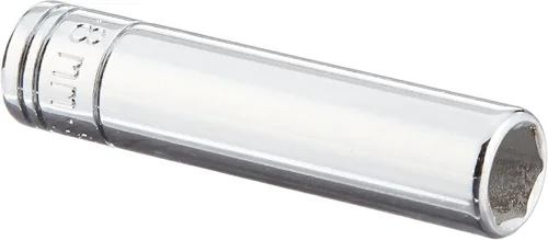 Miniatura 14 de SK Tools USA 41708 - Unidad de 1/4", 0.472 in, 6 puntos, enchufe cromado profundo