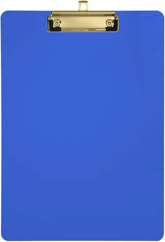 Miniatura 30 de Portapapeles acrílico azul claro tamaño A4 12.5 x 9 pulgadas con clip de perfil bajo para estudiantes, oficina, organizador de documentos, arte