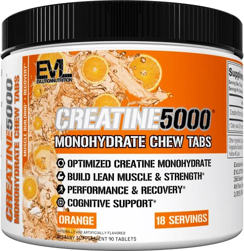 Miniatura 12 de Evlution Nutrition Creatine 5000 - Apoya una recuperación más rápida, crecimiento muscular magro y rendimiento - Polvo antes y después del Sin sabor.