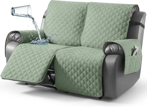 Miniatura 53 de TAOCOCO - Funda antideslizante para silla reclinable, funda para sofá, funda para silla reclinable pequeña con correas elásticas, protector