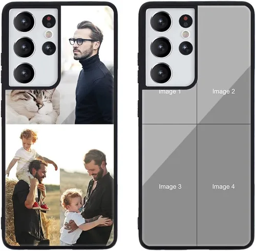 Miniatura 284 de Funda de teléfono personalizada para Samsung Galaxy S22+ / S22 Plus 5G, funda de TPU suave de vidrio templado antiarañazos personalizada con foto