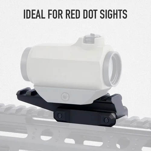 Miniatura 4 de YSS Red Dot Riser Mount Picatinny Riser Mount Adaptor Voladizo Diseño Voladizo 8 Ranura 3.9 pulgadas para Red Dot Sight Scope Mount