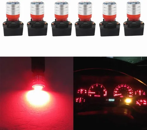 Miniatura 13 de WLJH Bombilla LED T10 Luces de Tablero de Coche Panel de Instrumentos Cluster Medidor Bombilla W5W 2825 194 LED Socket Giratorio PC195 PC194 PC168