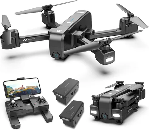 Miniatura 9 de Holy Stone Drones con cámara para adultos 4K, fotos de 48MP 8K, video 4K/30FPS, cardán de 3 ejes, retorno automático GPS, transmisión de 6.2 mi 5.8