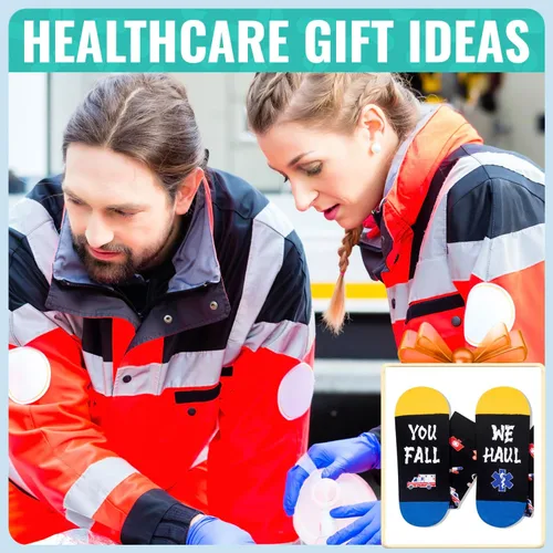 Miniatura 6 de Zmart EMT Doctor Gifts for Men - EMS Week Gifts, Paramedic Gift for Women, EMT Doctor Socks
