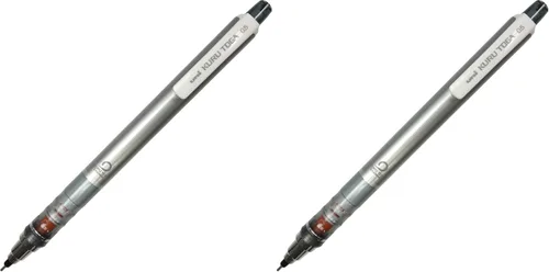 Miniatura 16 de Lápiz portaminas Uni Kuru Toga estándar, negro, 0.0112 pulgadas, rosado bebé