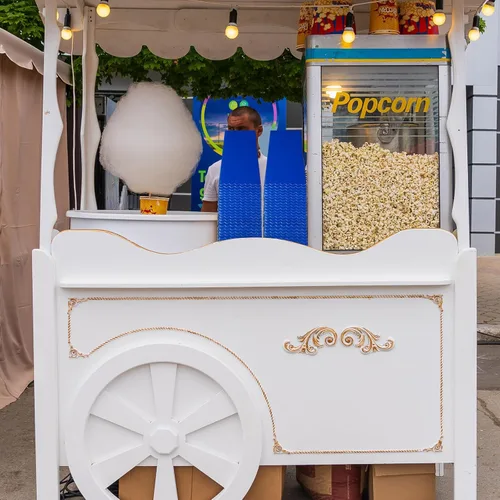Miniatura 6 de Meanplan Cajas de palomitas de maíz, mini contenedor de cartón para palomitas de maíz, contenedor de cartón para aperitivos, bolsas desechables