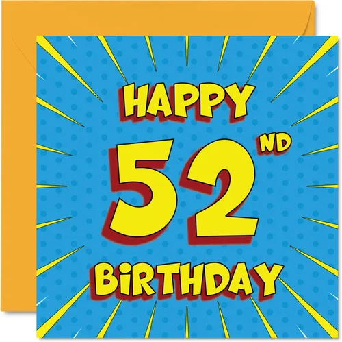 Miniatura 30 de Divertidas tarjetas de cumpleaños 42 para hombres y mujeres, libro de cómics, tarjeta de feliz cumpleaños para hermana, niñera, abuelo, papá, papá