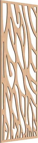 Miniatura 184 de 9 3/8"W x 24 3/8"H x 1/4"T Bristol Decorativos Paneles de Pared de Madera Calado, Cereza