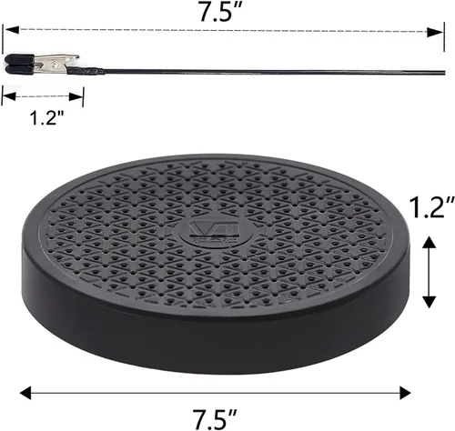 Miniatura 4 de Soporte de base de pintura con rotación de 360 grados con paquete de 20 modelos de pintura de cocodrilo clip palo para aerógrafo pasatiempo
