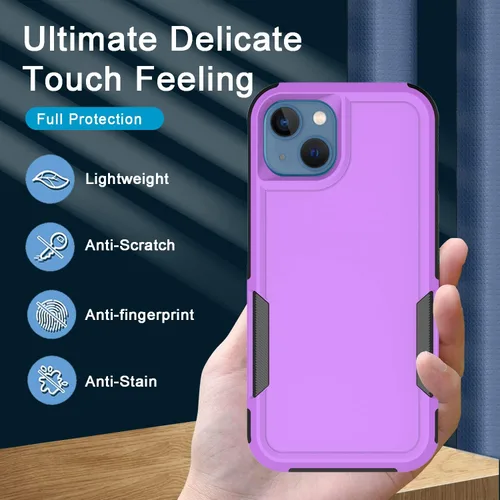 Miniatura 6 de Designed for iPhone 14 & Apple iPhone 13 Cases,Heavy-Duty Tough Rugged Lightweight Slim Shockproof Protective Men Women Phone Case Cover for iPhone