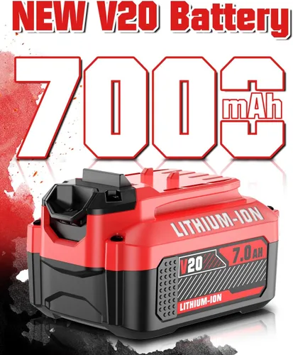 Miniatura 2 de Bonadget Nuevo 2PACK de 7.0Ah para batería de 20V Craftsman para batería V20 Craftsman CMCB205 CMCB202 CMCB204 CMCB206 Reemplazo de batería
