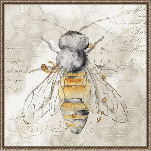 Miniatura 7 de Amanti Art Lienzo enmarcado para pared, 16 x 16 pulgadas, abeja reina II por Eva Watts, lienzo enmarcado para pared, obras de arte de animales