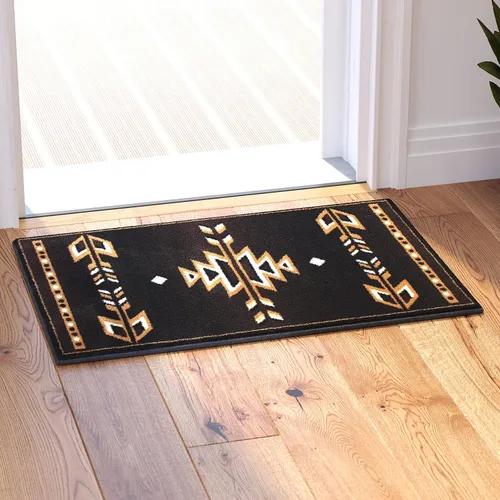 Miniatura 7 de Masada Masada Rugs Southwest - Alfombra nativa americana de 2 x 3 pies, color azul
