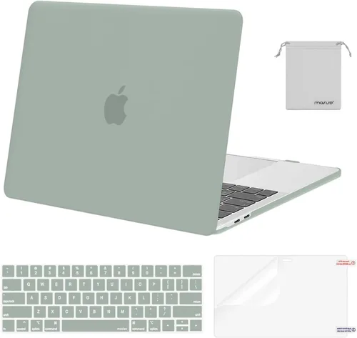 Miniatura 11 de MOSISO - Carcasa rígida de plástico, cubierta de teclado, protector de pantalla y bolsa de almacenamiento para MacBook Pro 13 pulgadas/33 cm Azul