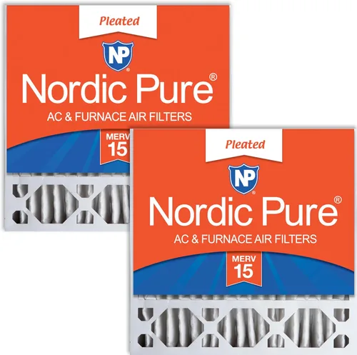 Miniatura 26 de Nordic Pure 20 x 20 x 5 (19_5/8 x 19_7/8 x 4_3/8) Honeywell/Lennox MERV 12 filtros de aire de repuesto, 2