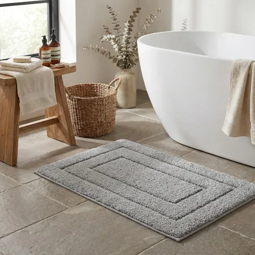 Miniatura 26 de GRANNY SAYS Alfombras de baño antideslizantes, lavables, extra suaves y absorbentes de agua para baño, alfombra de baño peluda de felpa, alfombra