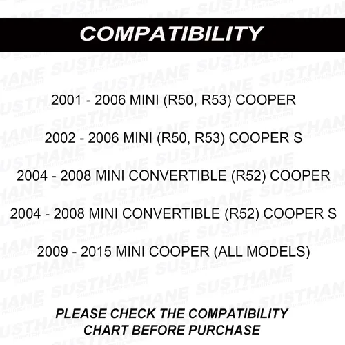 Miniatura 5 de AUTOACER - Kit de brazo de control trasero superior e inferior 4 piezas con bujes de POLIURETANO instalados, compatible con MINI COOPER #33326768724