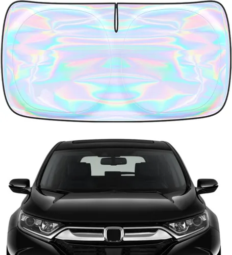 Miniatura 17 de Parasol para parabrisas Rivian R1S R1T 2022-2026 – Parasol compatible con Rivian R1S R1T plegable para ventana delantera, protector de visera solar