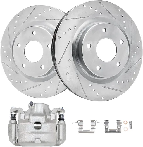 Miniatura 32 de Detroit Axle - 4WD - Rotores de disco delantero de 13.031 in de repuesto para Ford Excursion F-250 F-350 Super Duty 1999-2004 - Juego de 3 piezas