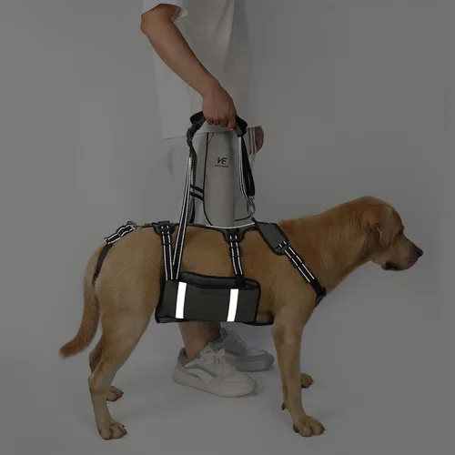 Miniatura 5 de COODEO Arnés de elevación para perros de movilidad, eslinga de transporte de emergencia, soporte de pierna trasera para mascotas, chaleco