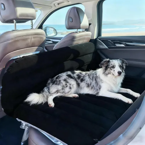 Miniatura 5 de colchón de aire para SUV – Cama inflable para asiento trasero con bomba de aire eléctrica, almohadilla para dormir portátil para acampar y viajar