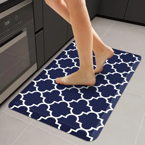 Miniatura 70 de WISELIFE - Tapete antifatiga para piso de 4/5 pulgadas, tapete de cocina antideslizante, impermeable, resistente, ergonómico, cómodo, duradero