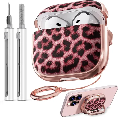 Miniatura 15 de Inesore Funda para AirPods Pro 3 2025 con cerradura, funda transparente floral para mujeres, compatible con Apple Airpods Pro de 3ª