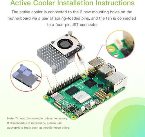 Miniatura 6 de Kit básico de iRasptek para Raspberry Pi 5 RAM 4GB con carcasa Pi 5 y refrigerador activo