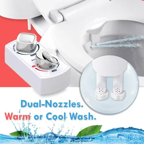Miniatura 2 de BUTT BUDDY Spa - Accesorio para asiento de inodoro de bidé y rociador de agua fresca