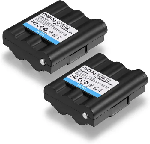Miniatura 5 de Miady BATT5R AVP7 Baterías recargables 6V 900mAh para GXT Walkie Talkie GXT1000 GXT1050 GXT850 GXT860 GXT900 GXT950 y más