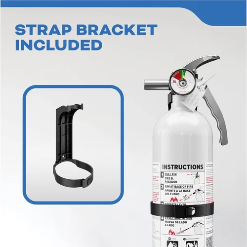 Miniatura 6 de Kidde Extintor de Incendios para Barcos, de Un Solo Uso 10BC Coast Guard Approved Marine Extinguisher for Small Flammable Liquids/Gases and