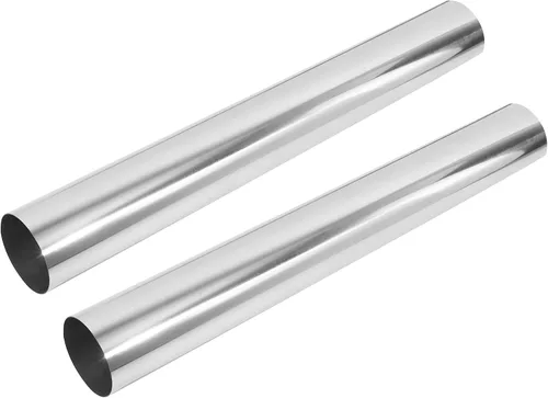 Miniatura 13 de X AUTOHAUX 2 unids recto 2 "OD 30" longitud DIY mandril tubo de escape 2 pulgadas tubo tubo T304 acero inoxidable ajuste universal