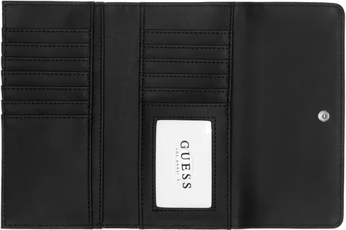 Miniatura 3 de GUESS Bolso de mano Ellison Slim con logotipo para mujer, Estampado negro floral