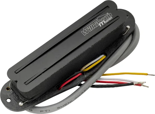 Miniatura 8 de Juego de pastillas Wilkinson WOTBS Hot Rails de cerámica, bobina única, tamaño humbucker, para puente de guitarra eléctrica Strat Stratocaster