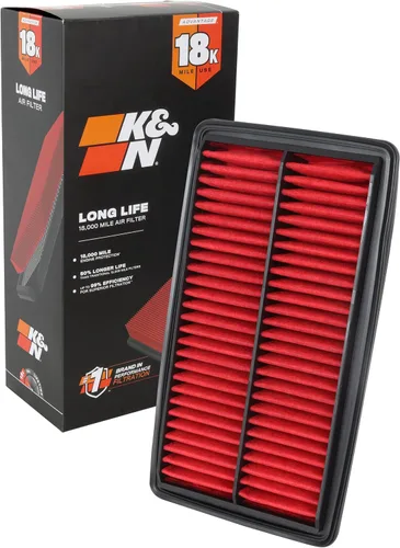 K&N Filtro de aire del motor: Filtro de aire de repuesto de larga vida útil de 18,000 millas: compatible con Honda/Acura V6 2016-2022 (Odyssey,
