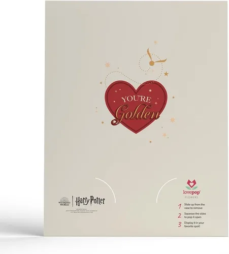 Miniatura 5 de Lovepop Ramo de flores de papel desplegable de Harry Potter para ella y él – Tarjetas de felicitación de amor 3D para niños, niñas, hombres y Roses