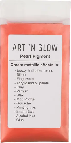 Miniatura 8 de Art 'N Glow Pigmento en polvo de perla de mica, 0.88 onzas, pigmento de perla fina para resina epoxi, gran opción para creativos, pinturas