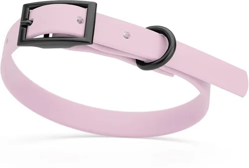 Miniatura 69 de Dogline Biothane - Collar impermeable para perro con hebilla de liberación rápida, resistente cincha de nailon recubierta con resistente y a prueba