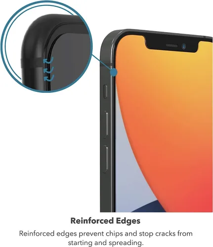 Miniatura 4 de ZAGG InvisibleShield - Protector de pantalla de privacidad de vidrio para iPhone 13 PRO MAX – 3X protección contra impactos y arañazos, vidrio