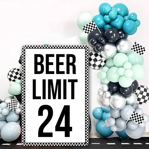 Miniatura 6 de Letrero Beer Limit 24 Letreros de Bar para el Hogar Accesorios de Cueva de Hombre Decoración Metal Garaje Letreros de Lata para Hombres Regalos
