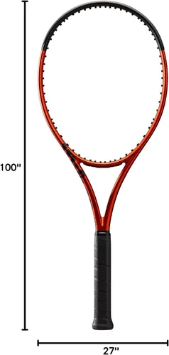 Miniatura 8 de Wilson Burn 100S V5 - Raqueta de tenis sin cuerdas