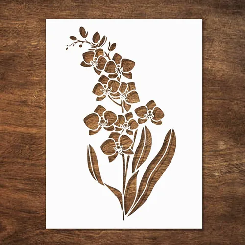 Miniatura 9 de Plantilla de girasol (6 x 9 pulgadas) – Plantillas reutilizables de flores de sol para pintar sobre madera, lienzo, papel, tela, pared, muebles