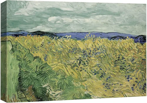Miniatura 14 de Van Gogh - Lienzo con diseño giclée de olivos con cielo amarillo y sol, arte de pared de galería, estirado y enmarcado, listo para colgar, 24 x 36