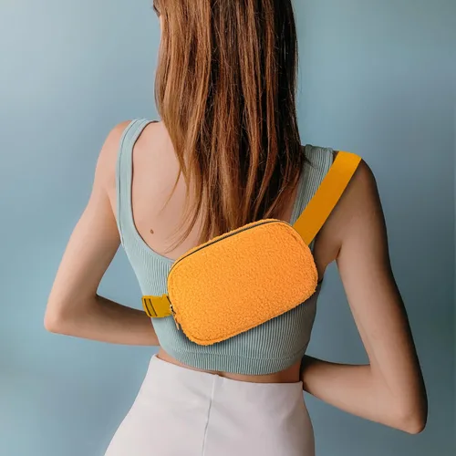 Miniatura 108 de Riñonera cruzada para mujeres y hombres, bolsa para cinturón para senderismo con correa ajustable, riñonera para correr, entrenamiento, deportes