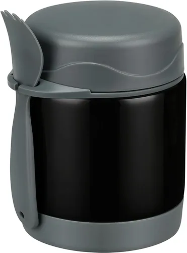Miniatura 13 de Tarro de comida aislado para niños con cuchara, acero inoxidable de 10 onzas, a prueba de fugas, boca ancha, termo para comida caliente