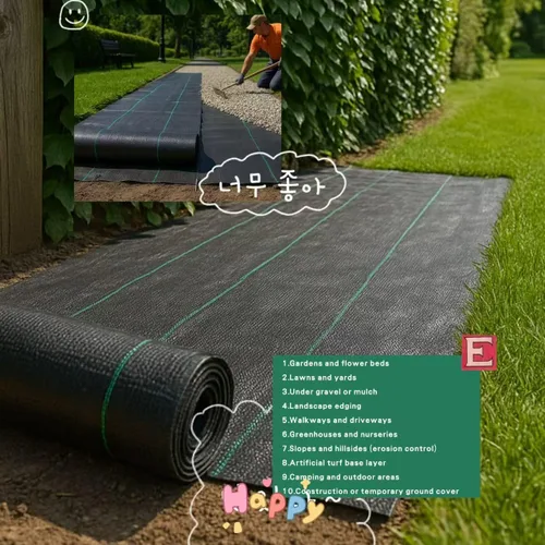 Miniatura 5 de JKKGS - Tela de barrera de malezas para paisaje, 3 x 50 pies, resistente y duradera de alta calidad, bloque de malezas y control de malezas, tela