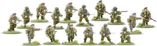 Miniatura 2 de Warlord Games Paracaidistas aliados aerotransportados británicos – Miniaturas de plástico a escala de 1.102 in para Bolt Action Miniaturas altamente